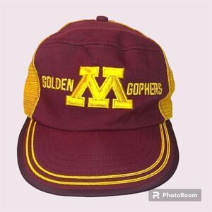KAP KING Vintage Minnesota Golden Gophers Mesh Strapback Hat